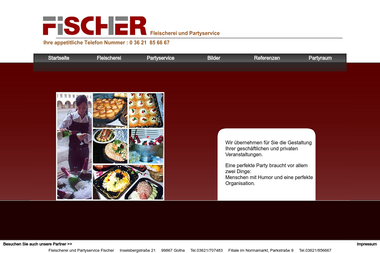 fischers-partydienst.de - Catering Services Gotha
