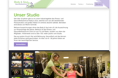 fitness-lich.com/body-and-soul-studio.html - Personal Trainer Lich
