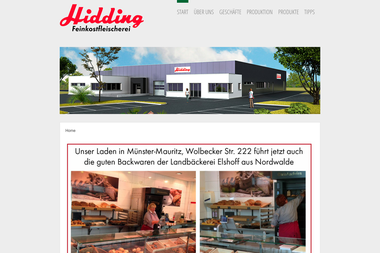 fleischerei-hidding.de - Catering Services Steinfurt