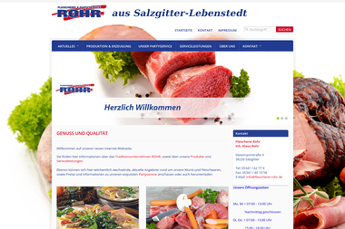 fleischerei-rohr.de - Catering Services Salzgitter