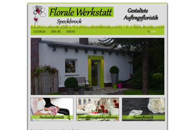 florale-werkstatt-speckbrock.de - Blumengeschäft Waltrop
