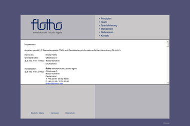 flotho.info/impressum - Inkassounternehmen München