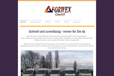 forwex-gmbh.de - Kleintransporte Andernach