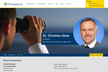 fp-finanzpartner.de/berater/dr-christian-geier - Finanzdienstleister Straubing
