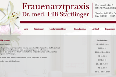 frauenarztpraxis-starflinger.de - Dermatologie Waldkraiburg