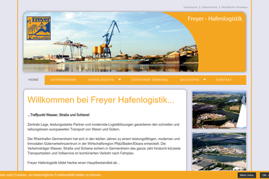 freyer-hafenlogistik.de - Containerverleih Germersheim