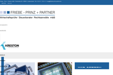 friebe-prinz-partner.de - Steuerberater Olpe