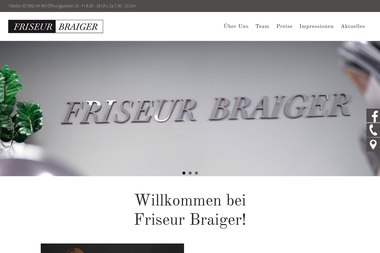 friseur-braiger.com - Barbier Laupheim