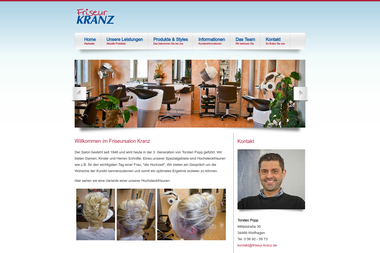 friseur-kranz.de - Barbier Wolfhagen