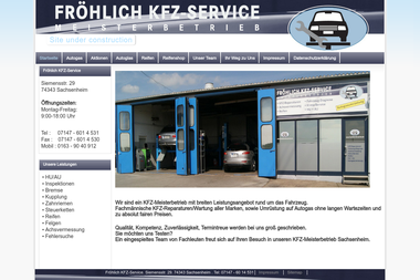 froehlich-kfz-service.de - Autowerkstatt Sachsenheim