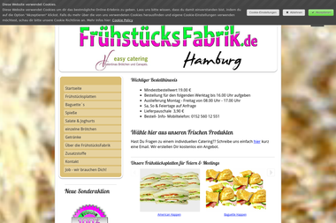 fruehstuecksfabrik.de - Catering Services Quickborn