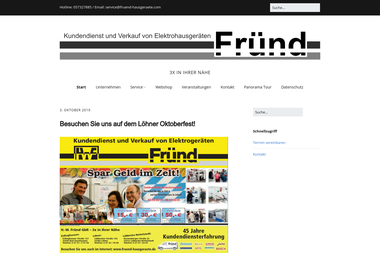 fruend-hausgeraete.com - Haustechniker Bad Oeynhausen
