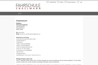 fs-engelmann.de/index.php - Fahrschule Wildeshausen