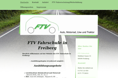 ftv-fahrschule-freiberg.de - Fahrschule Freiberg