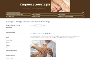 fusspflege-podologie.com - Kosmetikerin Künzelsau