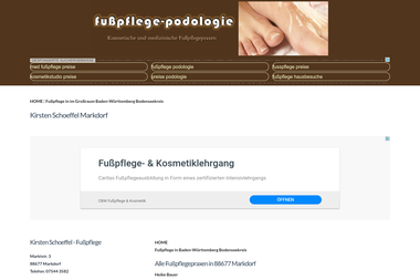 fusspflege-podologie.com/markdorf.79279.html - Nagelstudio Markdorf