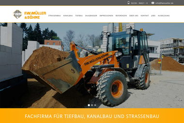 fwmueller.com - Tiefbauunternehmen Köln
