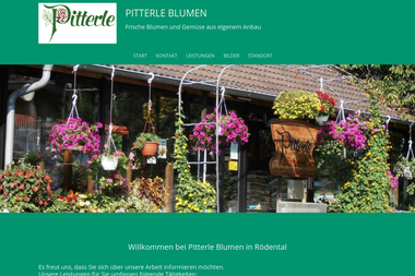 gaertnerei-pitterle.de - Blumengeschäft Rödental