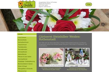 gaertnerei-steinhilber-rothenstadt.de - Blumengeschäft Weiden In Der Oberpfalz