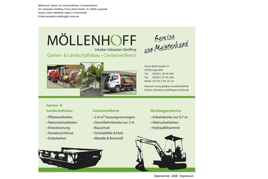 galabau-moellenhoff.de - Containerverleih Lippstadt