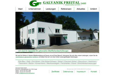 galvanische-werkstatt.de - Bauholz Freital