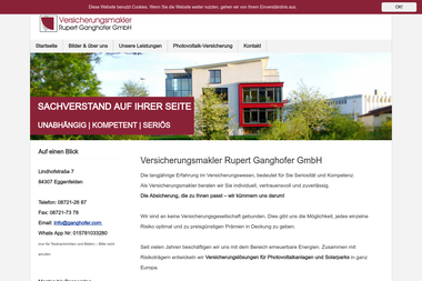ganghofer.com - Versicherungsmakler Eggenfelden