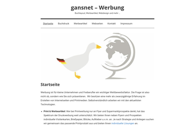 gansnet.de - Web Designer Goslar