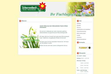 gartenbau-scharrenbach.de - Blumengeschäft Kamen