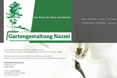 gartengestaltung-nazmi.de - Gärtner Wedel