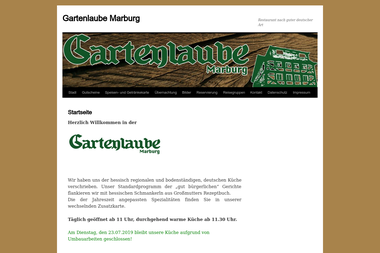 gartenlaube-marburg.de - Catering Services Marburg