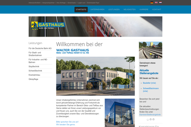 gasthaus-gleisbau.de - Tiefbauunternehmen Duisburg