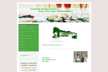 gaststaette-reinkensmeier.de - Catering Services Bad Oeynhausen