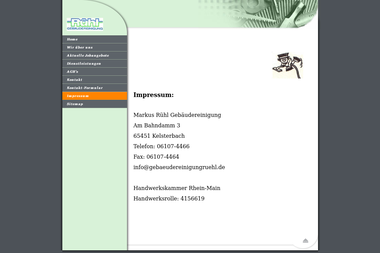 gebaeudereinigungruehl.de/impressum.html - Reinigungskraft Kelsterbach