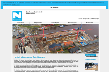 gebr-neumann.de - Straßenbauunternehmen Wilhelmshaven