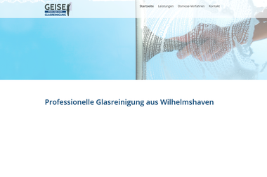 geise-glasreinigung.de - Chemische Reinigung Wilhelmshaven