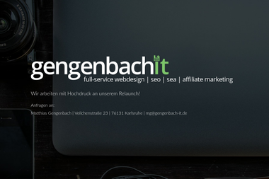 gengenbach-it.de - Web Designer Pforzheim