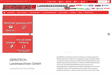 geratech.de - Landmaschinen Gera