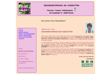 gesundheitspraxis-vosskotten.de - Heilpraktiker Greven