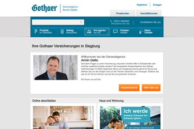 getto.gothaer.de - Versicherungsmakler Siegburg