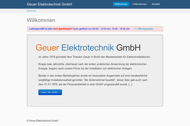 geuer-gmbh.de - Elektriker Brühl