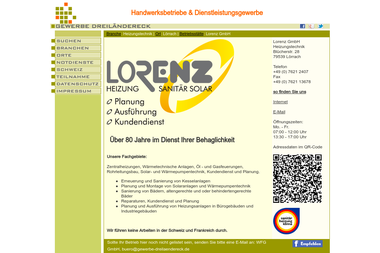 gewerbe-dreilaendereck.de/de/orte/loerrach/heizung/BS_21_lorenz.htm - Klimaanlagenbauer Lörrach