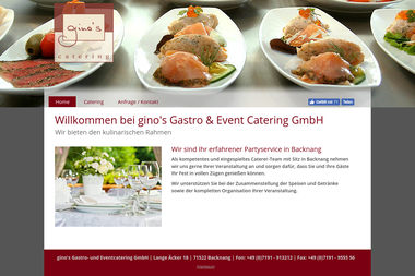 gino-s.de - Catering Services Backnang