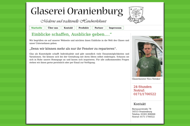 glaserei-oranienburg.de - Möbeltischler Oranienburg