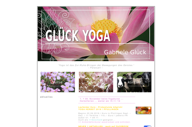glueck-yoga.de - Yoga Studio Pfullingen