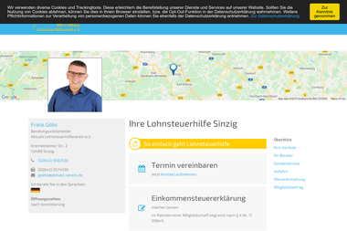 goebs.aktuell-verein.de - Steuerberater Sinzig