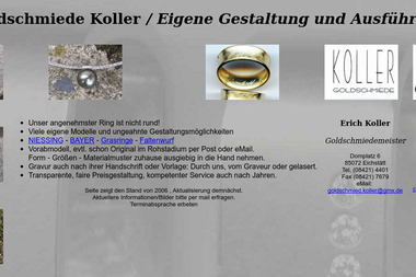 goldschmiede-koller.de - Juwelier Neuburg An Der Donau