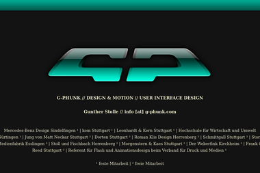 g-phunk.com - Web Designer Nürtingen