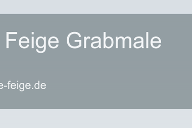 grabmale-feige.de - Maurerarbeiten Göppingen