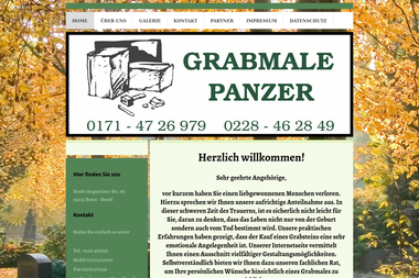 grabmale-panzer.de - Maurerarbeiten Bonn
