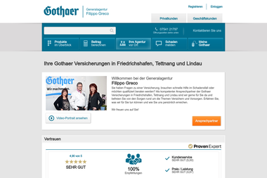 greco.gothaer.de - Versicherungsmakler Friedrichshafen